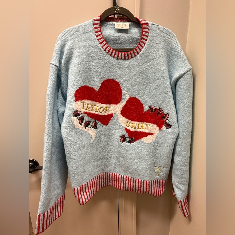 Taylor Swift 2025 Holiday Collection Debut Boot Design Pullover Sweater